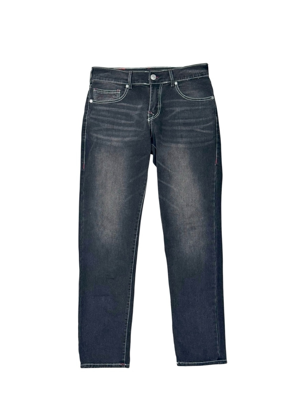 True Religion Geno Relaxed Slim Jeans Black 30